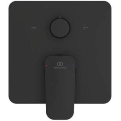 Ideal Standard Ceraplan bateria wannowo-prysznicowa podtynkowa satynowa czerń A8719XG