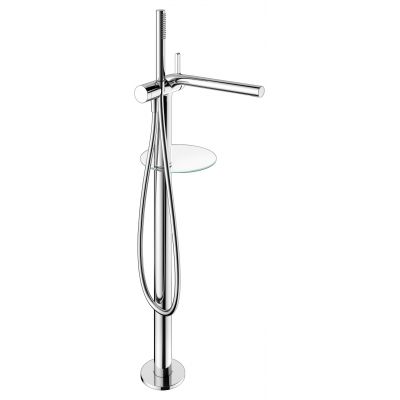 Keuco Edition 400 bateria wannowa wolnostojąca brąz szczotkowany 51527030100