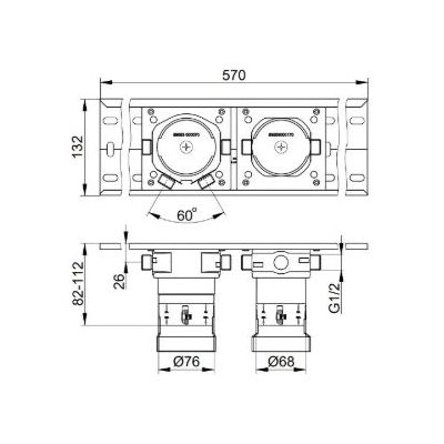 Keuco zestaw podstawowy 59953002170