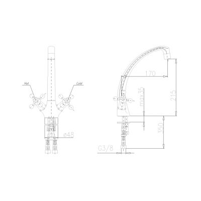 Kfa Retro Classic bateria kuchenna chrom 383-925-00