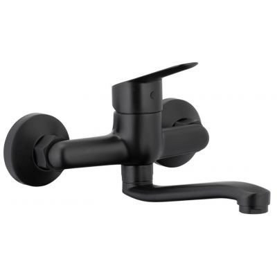 KFA Armatura Sparc bateria umywalkowa ścienna czarna 5410-810-81