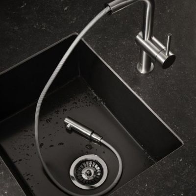 KFA Armatura Duero Edge Inox bateria kuchenna stojąca stal 6623-510-22