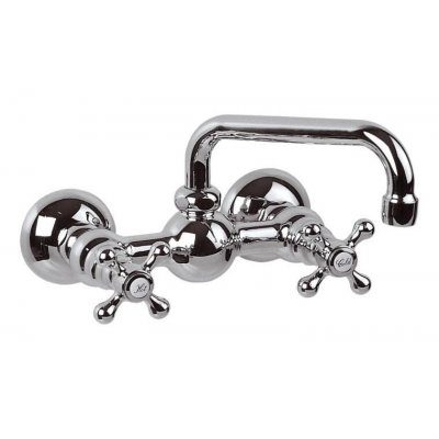 Kfa Retro Classic bateria umywalkowa złoty/chrom 380-520-03