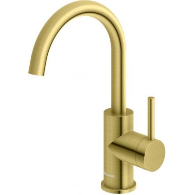 Kohlman Axel bateria umywalkowa stojąca złota szczotkowany QB150AGDB