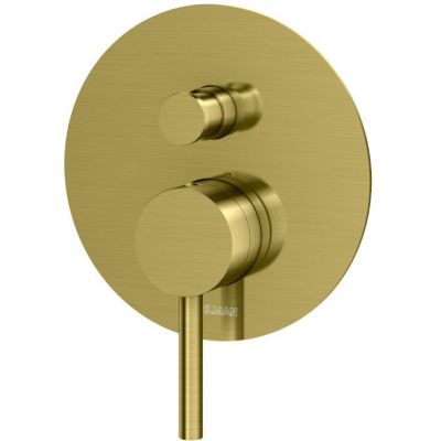 Kohlman Axel bateria wannowo-prysznicowa podtynkowa złoty szczotkowany QW210AGDB