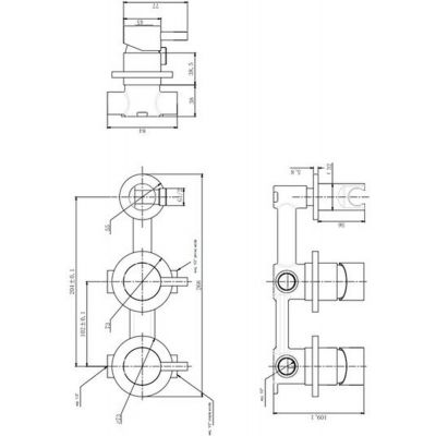 Kohlman Axel Gray bateria wannowo-prysznicowa podtynkowa grafit szczotkowany QW260AG