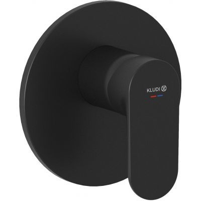 Kludi X1 bateria prysznicowa podtynkowa czarny mat 327553975