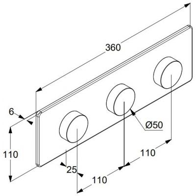 Kludi Pushtronic bateria wannowo-prysznicowa podtynkowa termostatyczna chrom 3830005-00