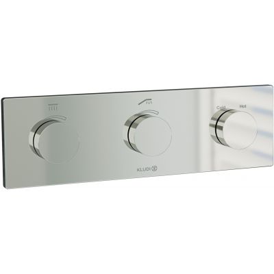 Kludi Pushtronic bateria wannowo-prysznicowa podtynkowa termostatyczna chrom 3830005-00