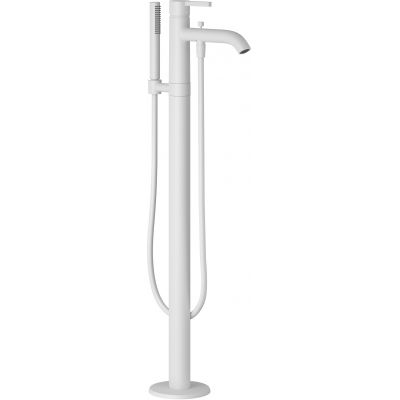 Kludi Nova Fonte Pura bateria wannowo-prysznicowa wolnostojąca biały mat 385905315