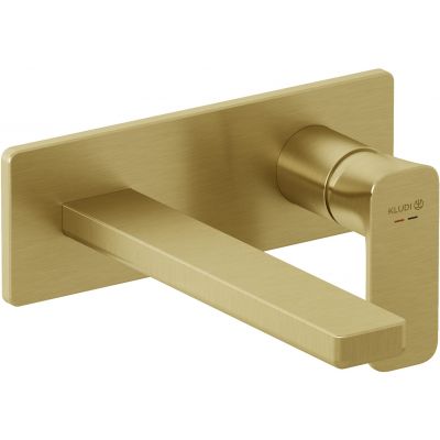 Kludi Renon bateria umywalkowa podtynkowa złoty szczotkowany 42244N075