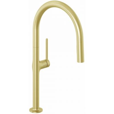 Kludi Reef bateria kuchenna stojąca złoty szczotkowany 50851N075