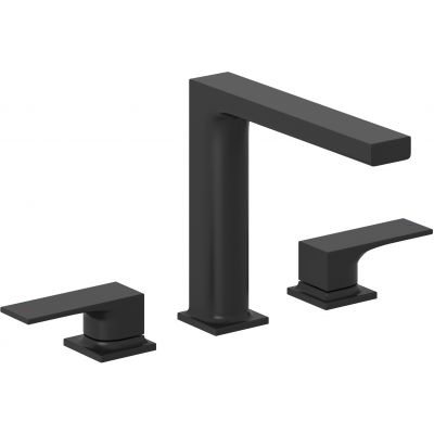 Kludi Decus bateria umywalkowa stojąca czarny mat 543933975