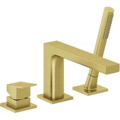 Kludi Decus bateria wannowo-prysznicowa nawannowa złoty szczotkowany 54448N075