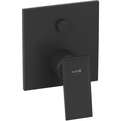 Kludi Decus bateria wannowo-prysznicowa podtynkowa czarna 547593975