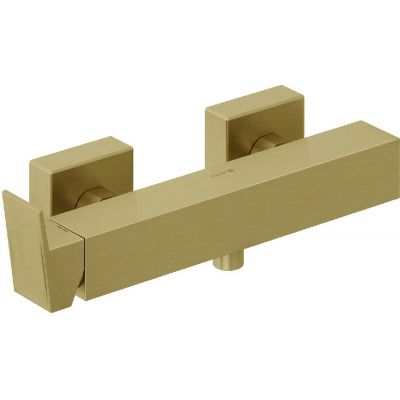 Kludi Decus bateria prysznicowa ścienna złota szczotkowana 54831N075