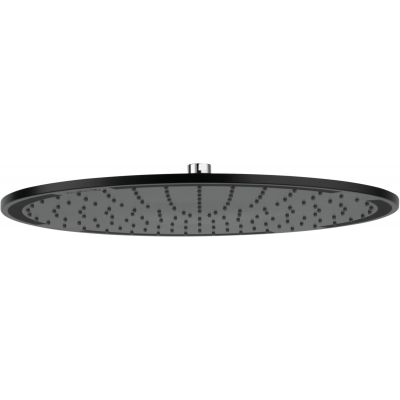 Kludi A-QA deszczownica 25 cm okrągła czarny mat/chrom 6432587-00
