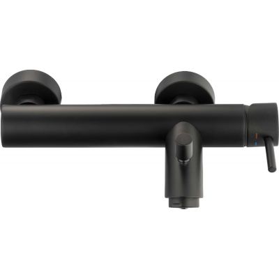 Kronenbach Lima 2.0 Black bateria wannowo-prysznicowa ścienna czarny mat 100.1100SMKB