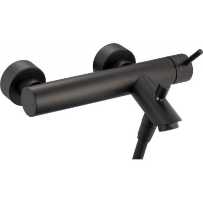 Kronenbach Lima 2.0 Black bateria wannowo-prysznicowa ścienna czarny mat 100.1100SMKB