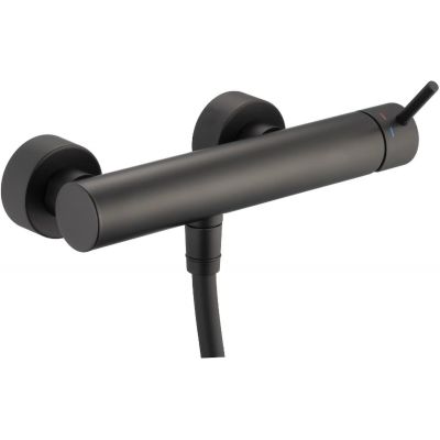 Kronenbach Lima 2.0 Black bateria prysznicowa ścienna czarny mat 100.1220SMKB