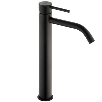 Kronenbach Lima 2.0 Black bateria umywalkowa stojąca wysoka czarny mat 100.1710SMKB