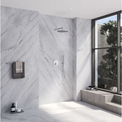 Kronenbach Smart Push bateria prysznicowa podtynkowa stal 19043001ES