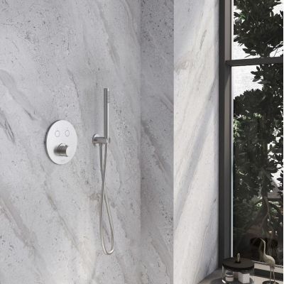 Kronenbach Radia bateria wannowo-prysznicowa podtynkowa stal 19043002ES