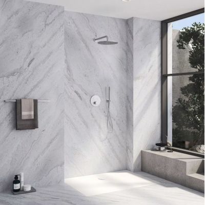 Kronenbach Radia bateria wannowo-prysznicowa podtynkowa stal 19043002ES