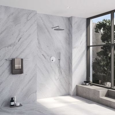 Kronenbach Smart Push bateria wannowo-prysznicowa podtynkowa stal 19043003ES