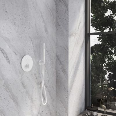 Kronenbach Smart Push bateria wannowo-prysznicowa podtynkowa biały mat 19043003WM