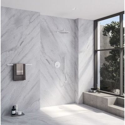 Kronenbach Smart Push bateria wannowo-prysznicowa podtynkowa biały mat 19043003WM