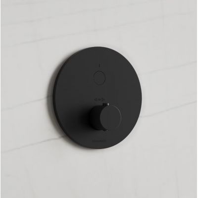 Kronenbach Smart Push bateria prysznicowa podtynkowa termostatyczna czarny mat 19044001SM