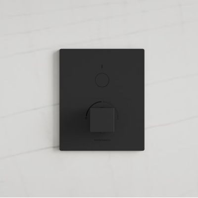 Kronenbach Smart Push bateria prysznicowa podtynkowa czarny mat 19045001SM