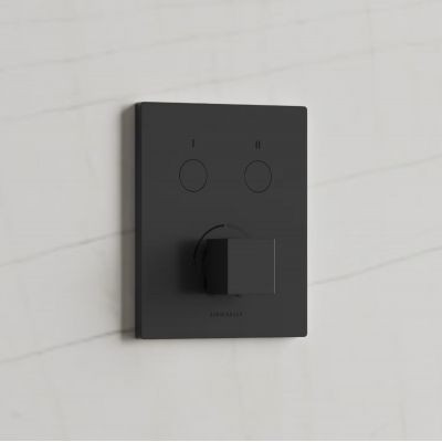 Kronenbach Smart Push bateria wannowo-prysznicowa podtynkowa czarny mat 19045002SM