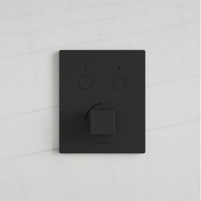 Kronenbach Smart Push bateria wannowo-prysznicowa podtynkowa czarny mat 19045002SM