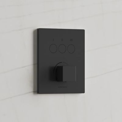 Kronenbach Smart Push bateria wannowo-prysznicowa podtynkowa czarny mat 19045003SM