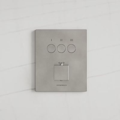 Kronenbach Smart Push bateria wannowo-prysznicowa podtynkowa termostatyczna stal 19046003ES