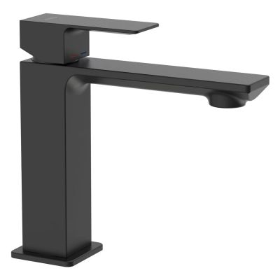 Kronenbach Quara 3.0 Black bateria umywalkowa stojąca czarny mat KB100350C11