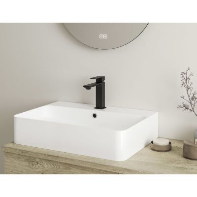 Kronenbach Quara 3.0 Black bateria umywalkowa stojąca czarny mat KB100351C11