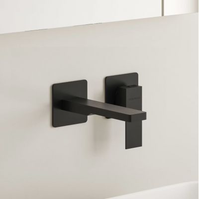 Kronenbach Quara 3.0 Black bateria umywalkowa podtynkowa czarny mat KB100355C11