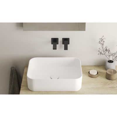 Kronenbach Quara 3.0 Black bateria umywalkowa podtynkowa czarny mat KB100355C11