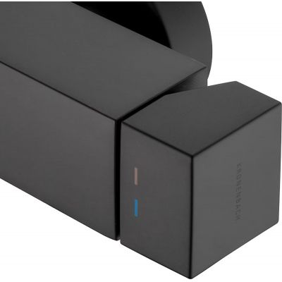 Kronenbach Quara 3.0 Black bateria prysznicowa ścienna czarny mat KB100360C11