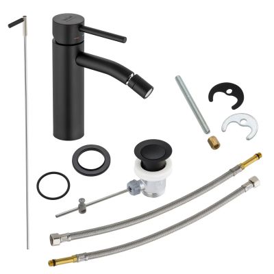 Kronenbach Lima 2.0 Black bateria bidetowa stojąca czarny mat 100.1300SMKB