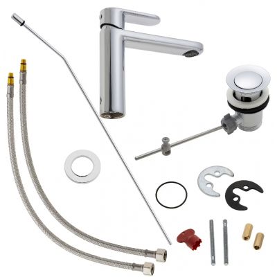 Kronenbach Plana 2.0 bateria umywalkowa stojąca chrom 3092273KBN