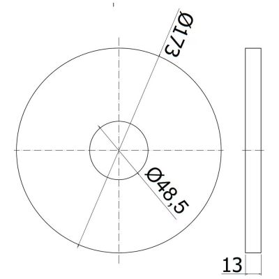 Kronenbach Plana 2.0 bateria prysznicowa podtynkowa chrom 83869573 KB