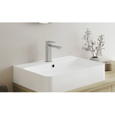 Kronenbach Quara 3.0 bateria umywalkowa stojąca stal KB100351C15