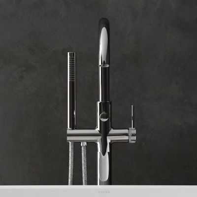 Ksuro 01 bateria wannowo-prysznicowa wolnostojąca chrom błyszczący 13003010