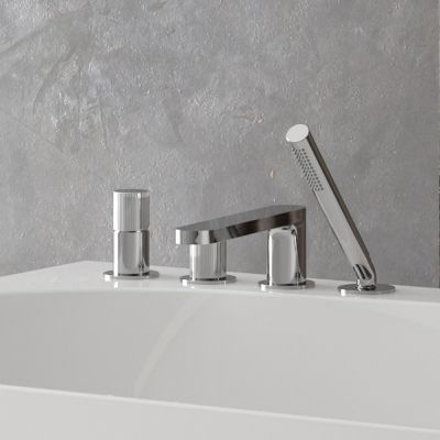 Ksuro 02 bateria wannowo-prysznicowa nawannowa 4-otworowa chrom błyszczący 13004010