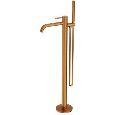 LaVita Orion bateria wannowo-prysznicowa wolnostojąca miedź