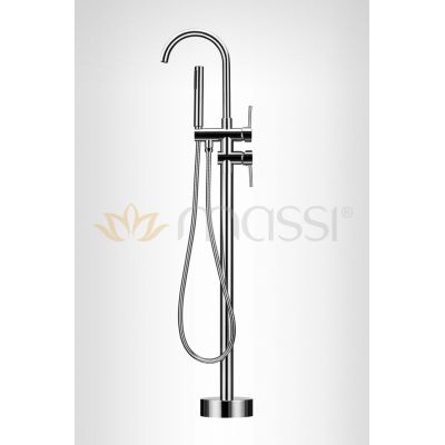 Massi Venice bateria wannowo-prysznicowa wolnostojąca chrom MSBW-F003